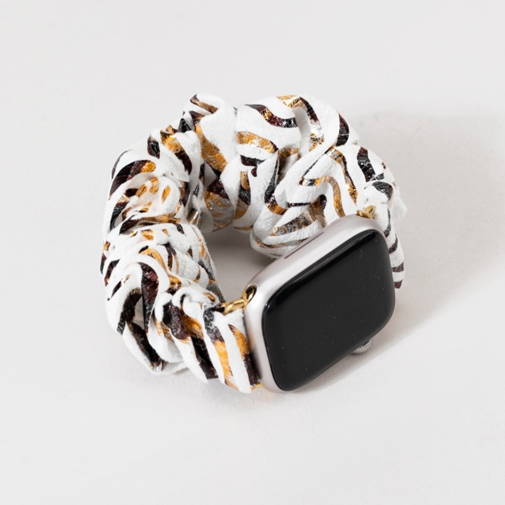 NWT Gold Splate Smart Watch Scrunchie Band